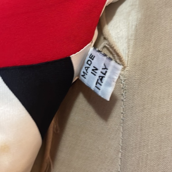 Moschino I Love Florenzia Jacket  Blazer Red White Blue Florence Italy - Picture 15 of 15